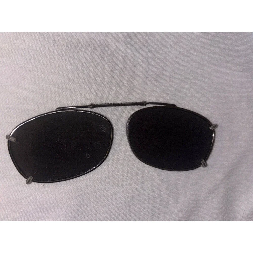 Lot Of 5 Vintage Clip On Wire Frames Sunglasses Clip-On Beach Outdoor Sports